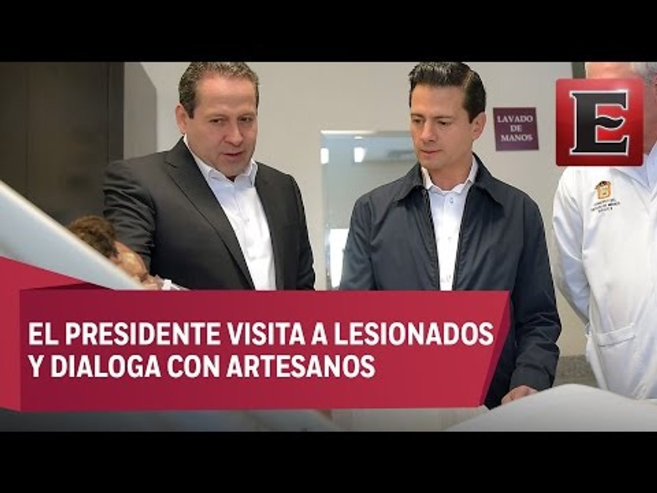 Peña Nieto promete reconstruir mercado de San Pablito, Tultepec