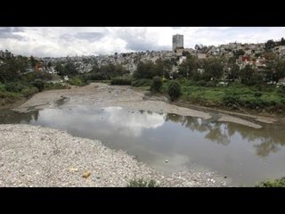 DF: Presa Mixcoac acumula toneladas de basura