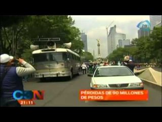 Marchas de los maestros provocan pérdidas por más de 90 MDP