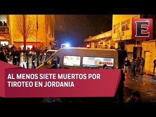 Siete muertos por tiroteo en Jordania