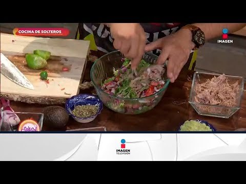 Cocina de solteros: tostadas de salpicón de res | Sale el Sol