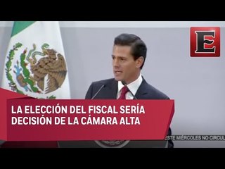 EPN envía iniciativa al senado para modificar ley de fiscalía
