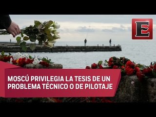 Rusia no descarta atentado en el avión siniestrado en el Mar Negro