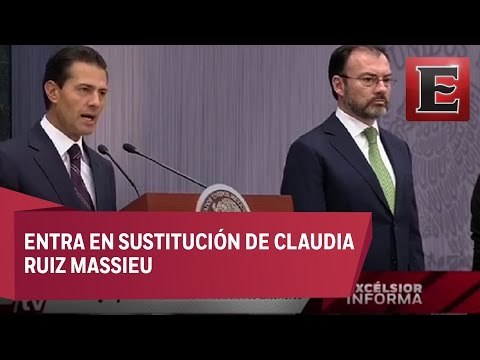 ÚLTIMA HORA: Peña Nieto nombra a Luis Videgaray como nuevo titular de la SRE