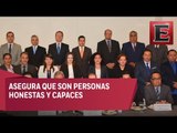 Martín Orozco presenta a gabinete de Aguascalientes