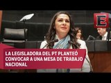 Ana Gabriela Guevara emprende cruzada contra la violencia a la mujer
