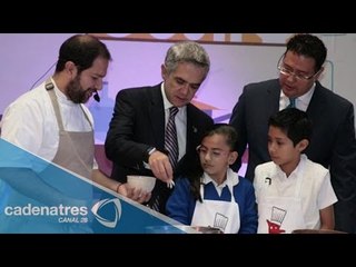 Retiro inmediato de comida chatarra de escuelas: Mancera