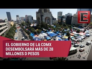 Apoyo a comerciantes capitalinos afectados por plantones