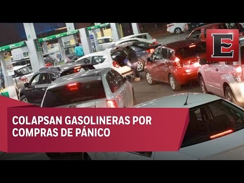Automovilistas abarrotan las gasolineras previo al alza de precios en combustibles