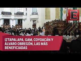 Asamblea capitalina aprueba 204 mil mdp para la CDMX en 2017