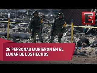 Download Video: Asciende a 33 la cifra de muertos por explosión en mercado de Tultepec