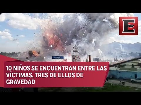 Explota mercado de pirotecnia de San Pablito, Tultepec