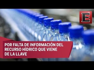Capitalinos gastan más de 4 mdp anuales en agua embotellada