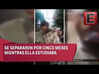 Emotiva reacción de un perrito al reencontrarse con su dueña