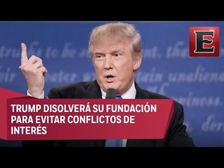 Trump disolverá su fundación benéfica