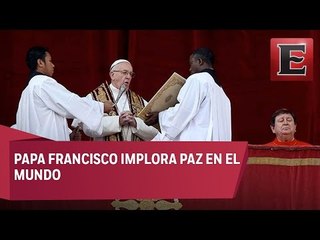 Papa Francisco clama por la paz