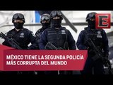 75% de los cuerpos policiacos de México están infiltrados por la delincuencia
