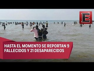 Naufraga embarcación de equipo de futbol en Uganda