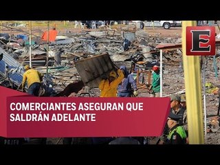 Continúan labores de limpieza en San Pablito