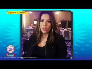 ¡Eva Longoria develó su estrella en Hollywood! | Sale el Sol