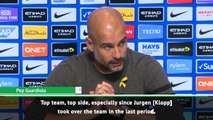 Liverpool are a 'top side' since Klopp's arrival - Guardiola