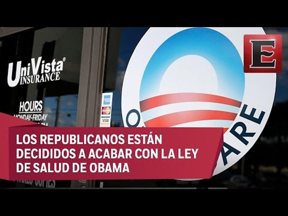 Senado de EU da primer paso para derogar el Obamacare