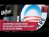 Senado de EU da primer paso para derogar el Obamacare