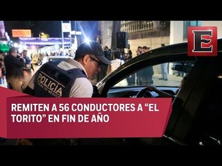 Van 56 conductores El Torito por conducir en estado de ebriedad
