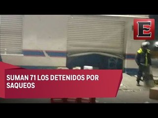 Ya son 71 los detenidos por saqueos en el Edomex
