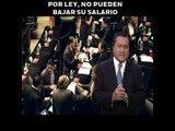 'Senadores no se pueden bajar el salario', en opinión de Martín Espinosa