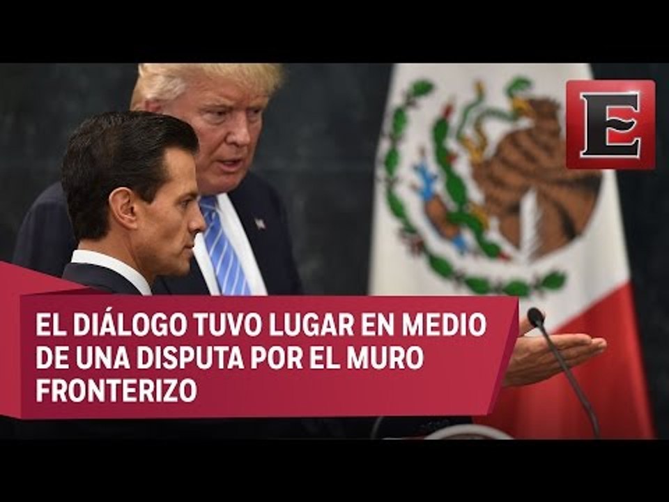 Trump y Peña Nieto conversaron vía telefónica