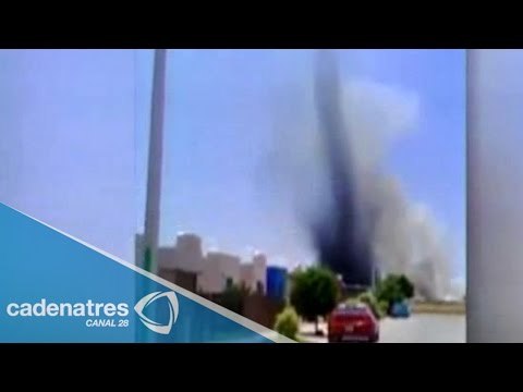Tornado se forma en Los Mochis, Sinaloa