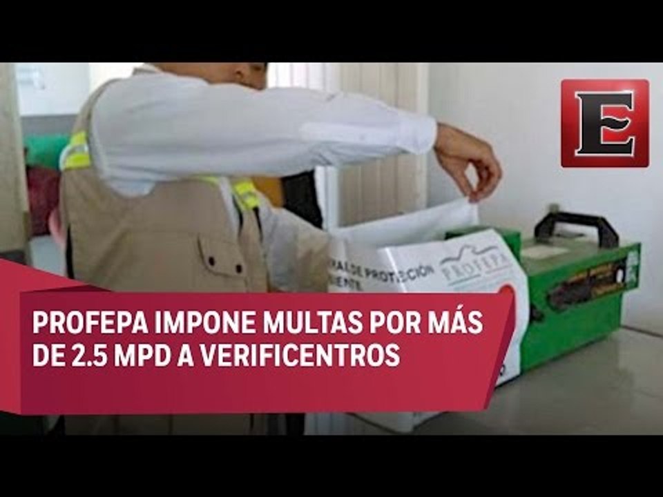Profepa multa verificentros por irregularidades en la Megalópolis