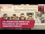 Detienen a 4 ladrones que asaltaron en la Narvarte