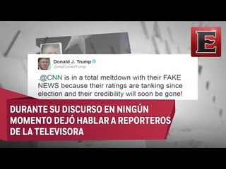 Donald Trump arremete contra CNN en Twitter