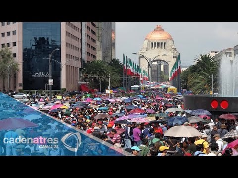 Integrantes de la CNTE provocan bloqueo y caos vial en la Ciudad de México