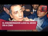 Detalles del arribo de Mario Villanueva a México