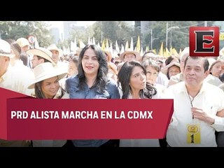 PRD prepara movilización en el Monumento a la Revolución por el gasolinazo