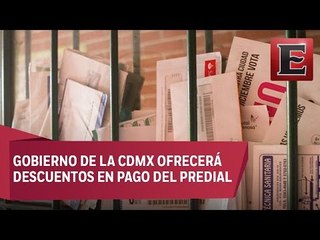 Tải video: CDMX ofrecerá descuentos en pago del predial