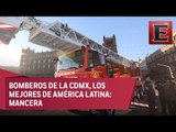 Bomberos de la CDMX reciben equipo nuevo para trabajar