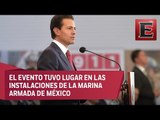 Peña Nieto encabeza ceremonia de entrega de menciones honoríficas a Fuerzas Armadas