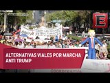 Cierres viales por marcha Anti Trump en la CDMX