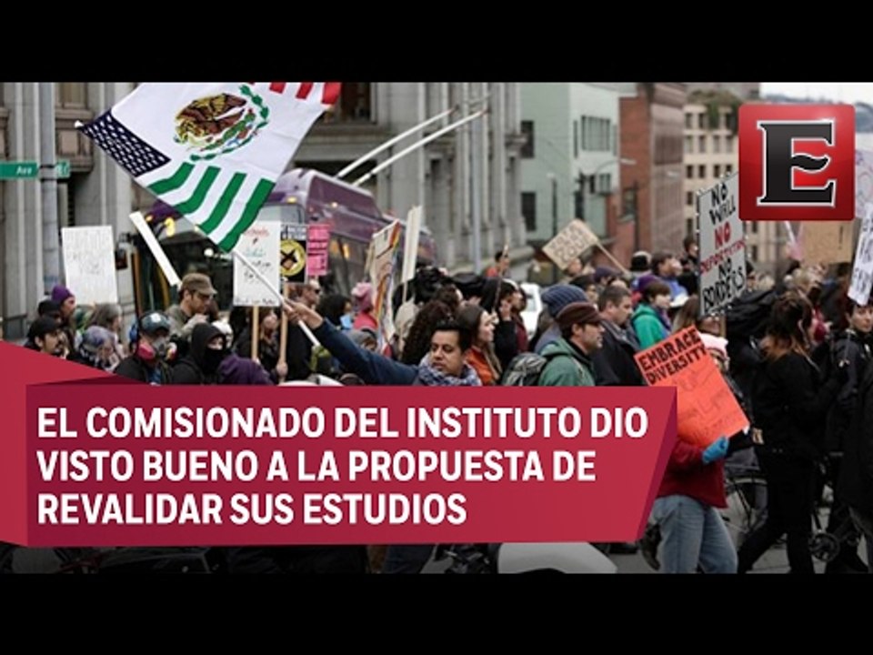 El INM calcula que el 78% de los "dreamers" en EU son mexicanos