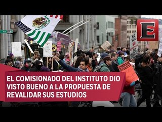 El INM calcula que el 78% de los "dreamers" en EU son mexicanos