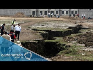 Temor en el EDO. México a causa de una enorme grieta