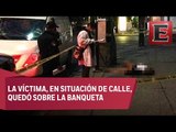 Muere hombre por causa naturales en calles de la colonia Roma