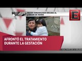 Mujer embarazada lucha contra el cáncer de mama
