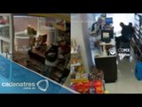 Graban y capturan a delincuentes tras un asalto en el D.F.