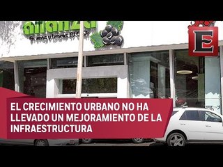 Invasión de condominios y negocios en San Jerónimo