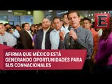 Peña Nieto se reúne con migrantes repatriados de EU